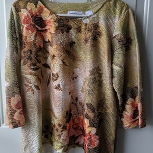 Alfred dunner blouse Petite Medium